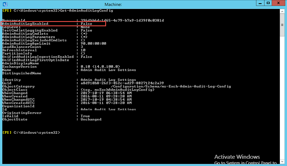 Exchange 2016 - audit logging Exchange 2016 - audit logging