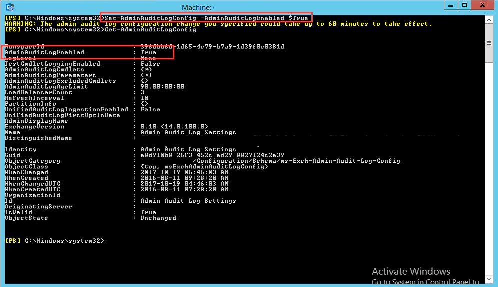 Exchange 2016 - audit logging Exchange 2016 - audit logging