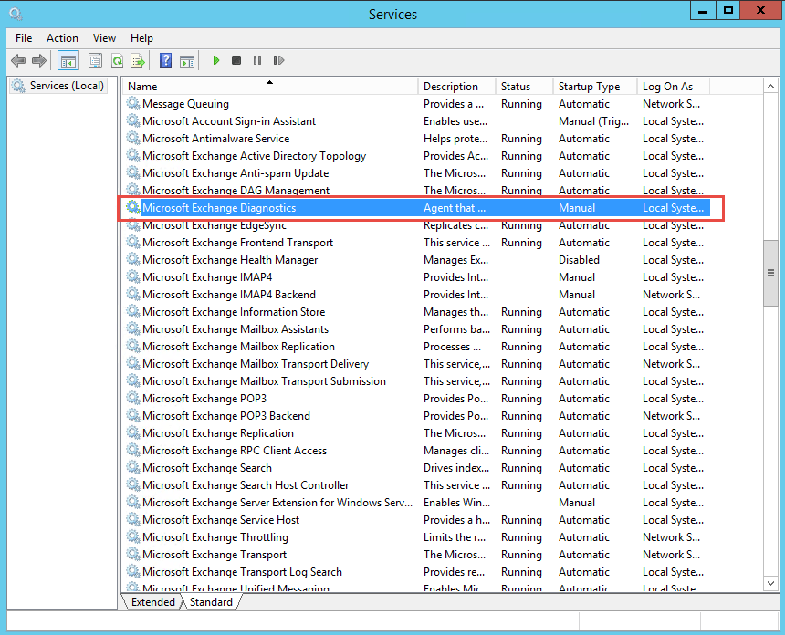 Exchange 2013/2016/2019 logging - clear out the log files