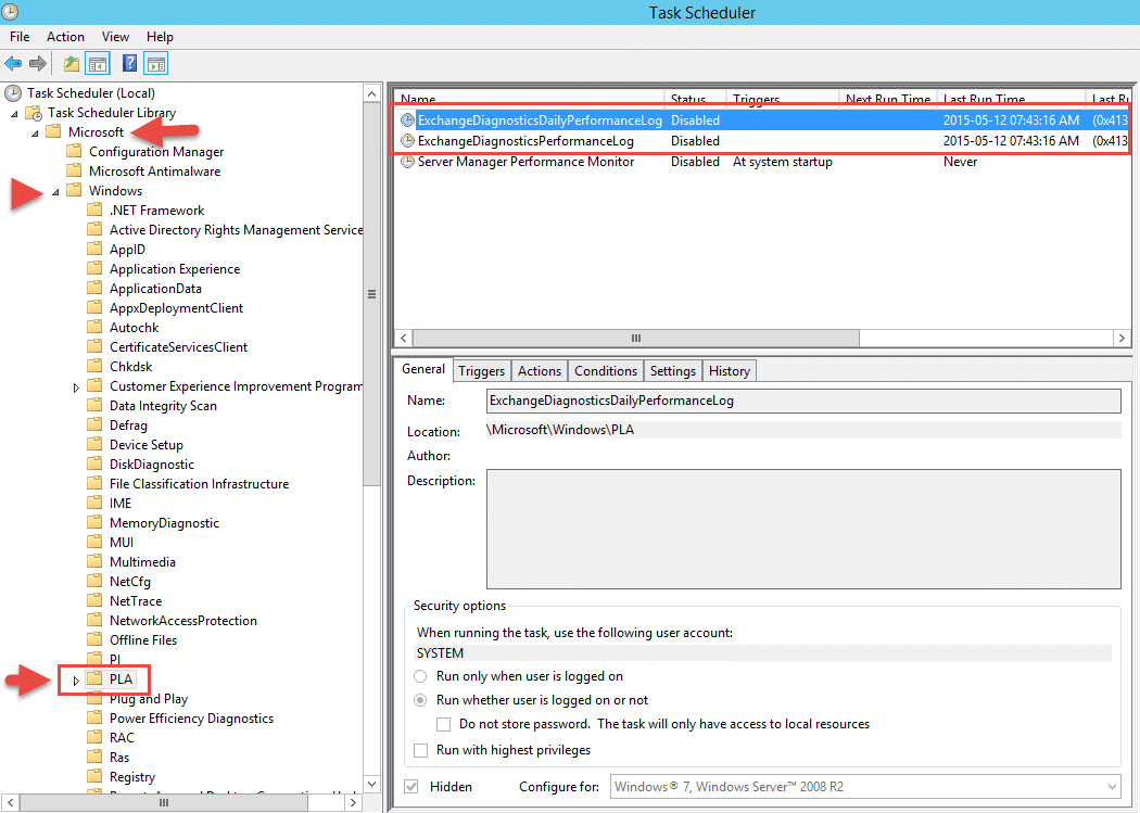 Exchange 2013/2016/2019 logging - clear out the log files