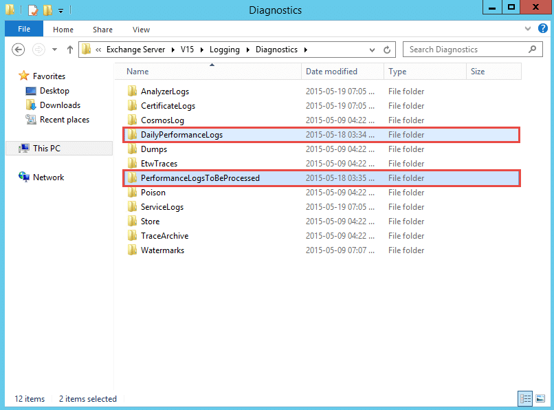 Exchange 2013/2016/2019 logging - clear out the log files