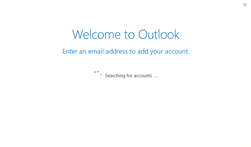 Exchange 2019 - adding outlook account couldn't be easier..