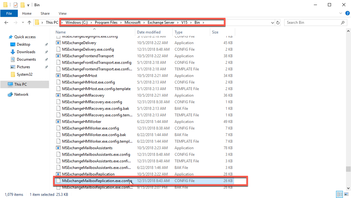 Exchange 2019 - increase mailbox move limits Exchange 2019 - increase mailbox move limits