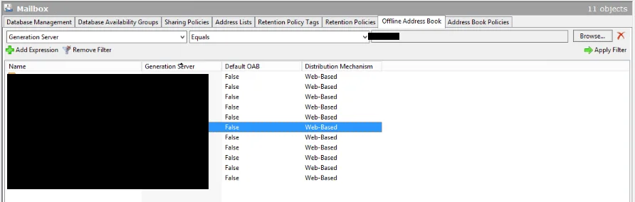 Exchange 2010:- uninstall gives oab error Exchange 2010:- uninstall gives oab error