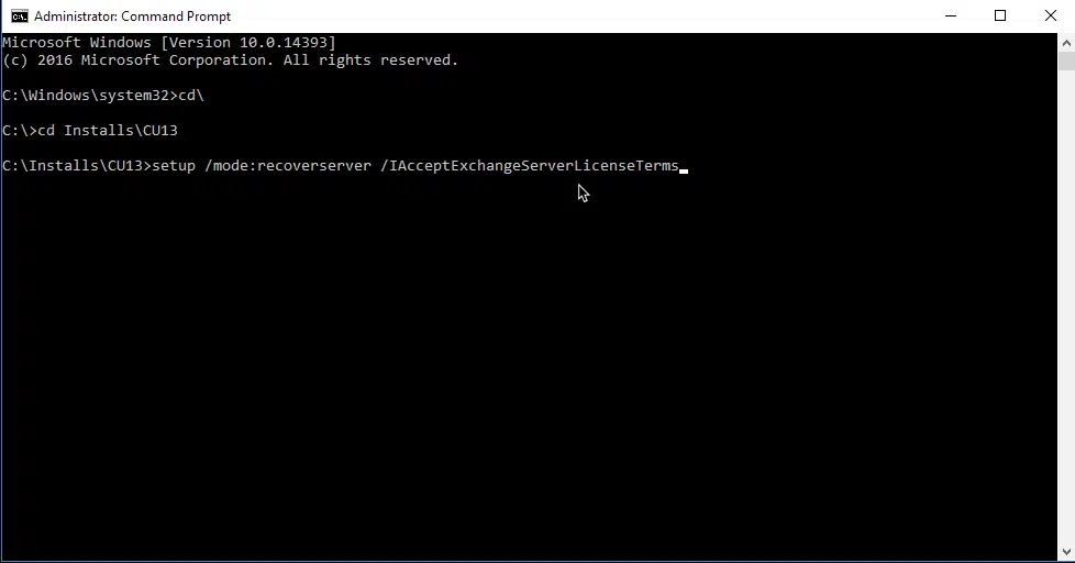 Exchange 2016:- quickly recover an exchange server from ad Exchange 2016:- quickly recover an exchange server from ad