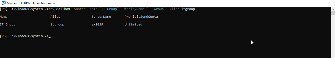 Exchange 2019:- convert distribution group to shared mailbox Exchange 2019:- convert distribution group to shared mailbox