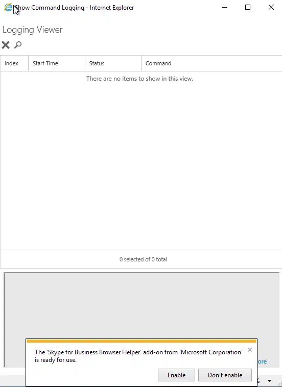 Exchange admin center:- checking the commands run when navigating the links Exchange admin center:- checking the commands run when navigating the links