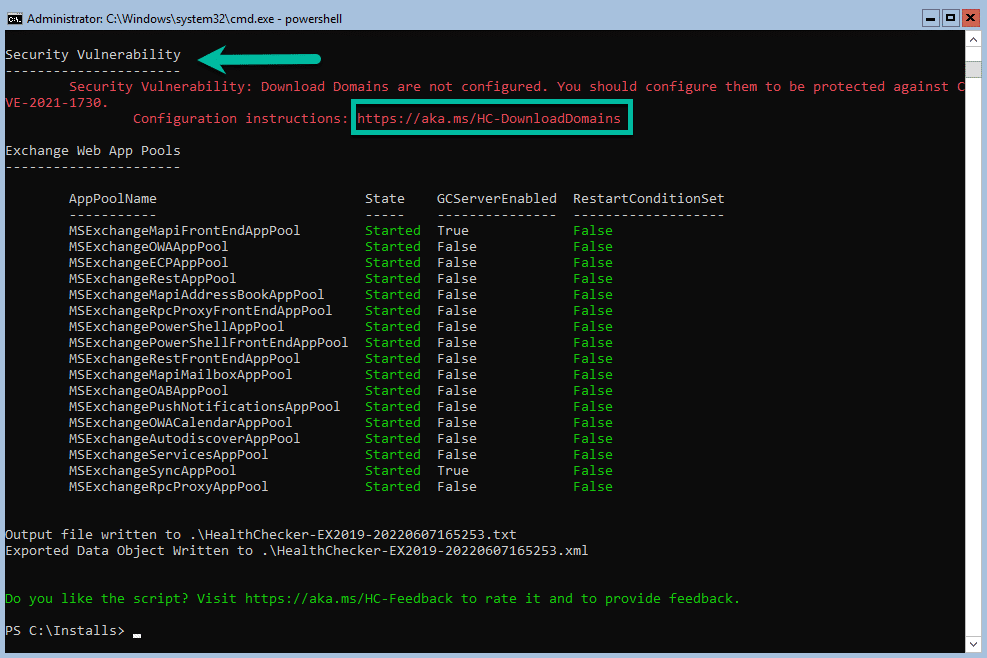 Exchange 2013/2016/2019:- health checker a must have for exchange admins