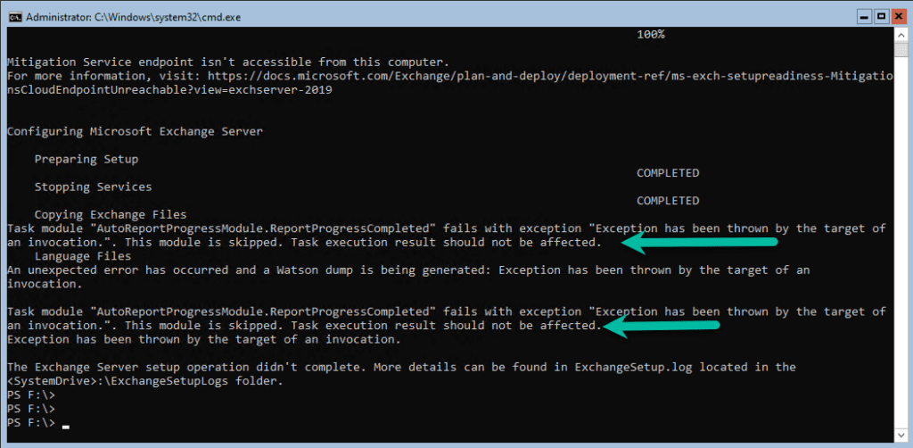 Exchange 2019:- server 2022 strange install errors Exchange 2019:- server 2022 strange install errors