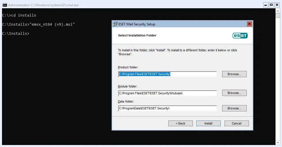 Exchange 2019 :- updating eset mail security for exchange to v9 Exchange 2019 :- updating eset mail security for exchange to v9