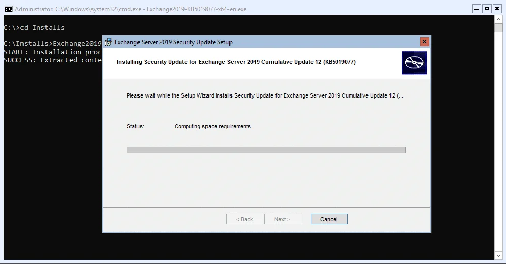 Exchange 2016/2019 :- apply the october 2022 security update