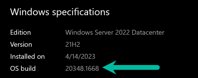 Windows 2022 server insider preview