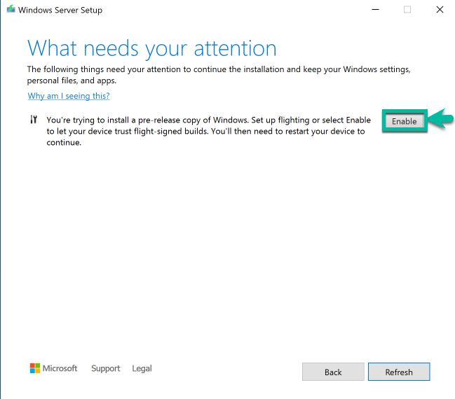 Windows 2022 server insider preview
