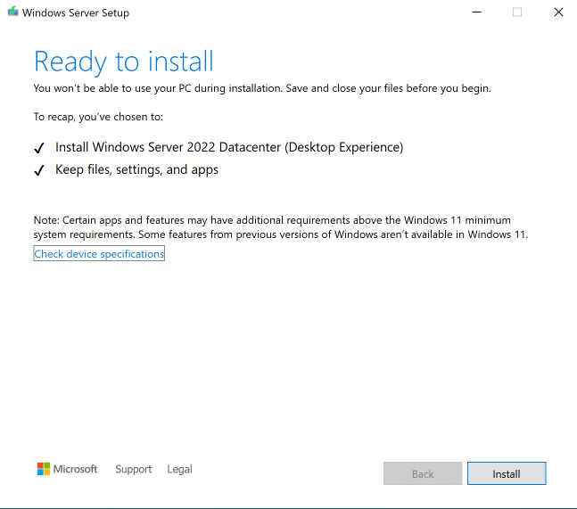 Windows 2022 server insider preview