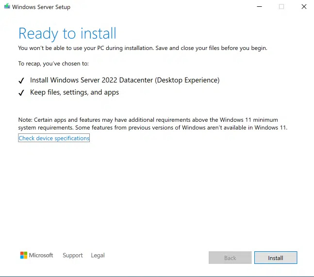 Windows 2022 server insider preview