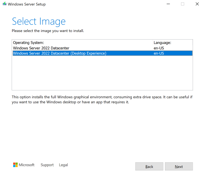 Windows 2022 server insider preview