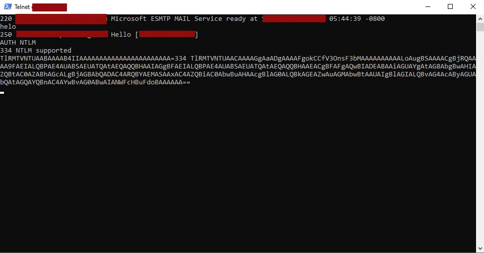 Information disclosure with ntlm authentication in exchange server Information disclosure with ntlm authentication in exchange server