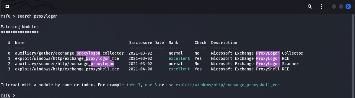 Exchange 2019:- proxylogon exploit