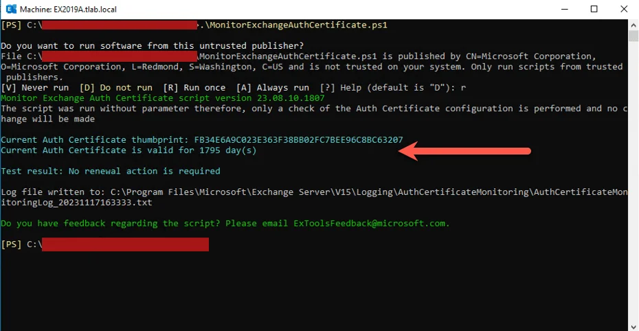 Exchange 2019:- install the november 2023 security update (kb5032146) Exchange 2019:- install the november 2023 security update (kb5032146)
