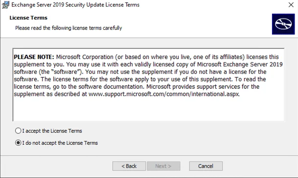 Exchange 2019:- install the november 2023 security update (kb5032146) Exchange 2019:- install the november 2023 security update (kb5032146)
