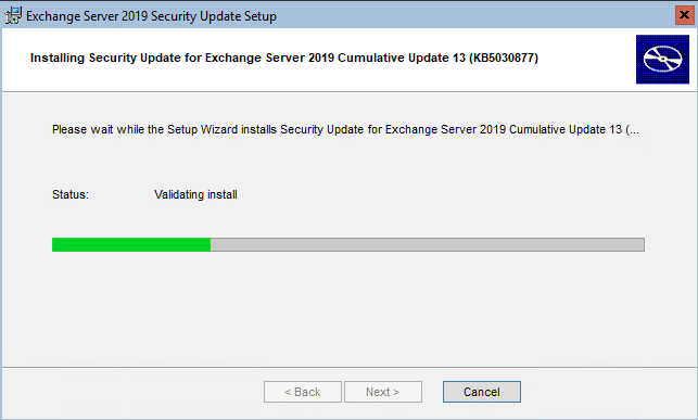 Exchange 2019:- october 2023 security update kb5030877