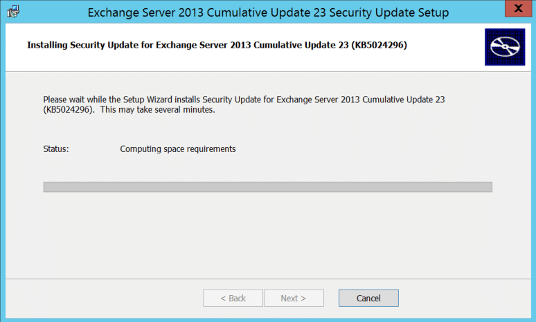 Quickly patch your exchange 2013 servers to remain secure.