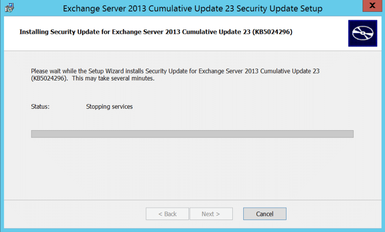 Quickly patch your exchange 2013 servers to remain secure.