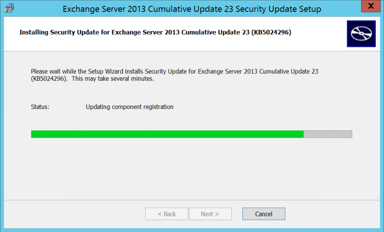 Quickly patch your exchange 2013 servers to remain secure.