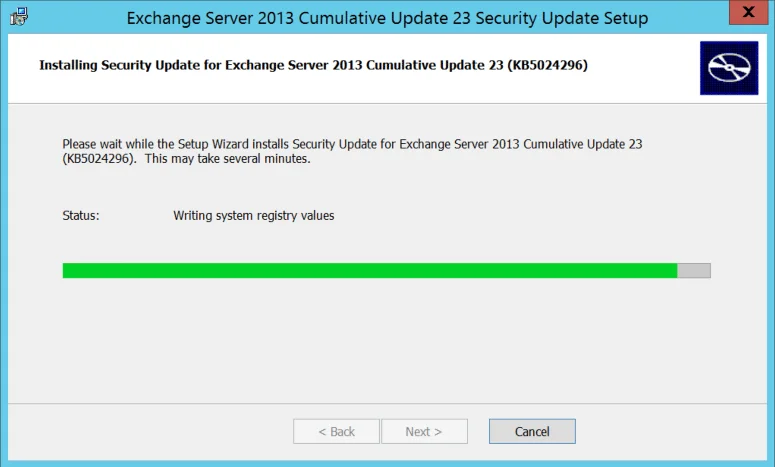 Quickly patch your exchange 2013 servers to remain secure. Quickly patch your exchange 2013 servers to remain secure.