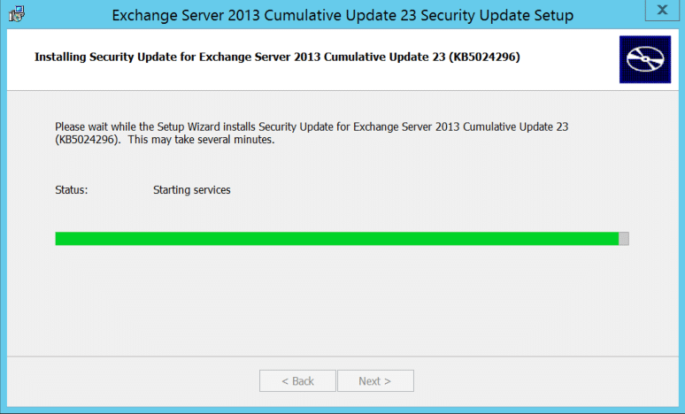 Quickly patch your exchange 2013 servers to remain secure.