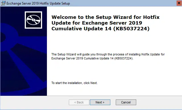 Upgrading exchange 2019 cu14 to the latest hotfix Upgrading exchange 2019 cu14 to the latest hotfix