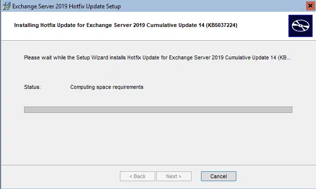 Upgrading exchange 2019 cu14 to the latest hotfix Upgrading exchange 2019 cu14 to the latest hotfix
